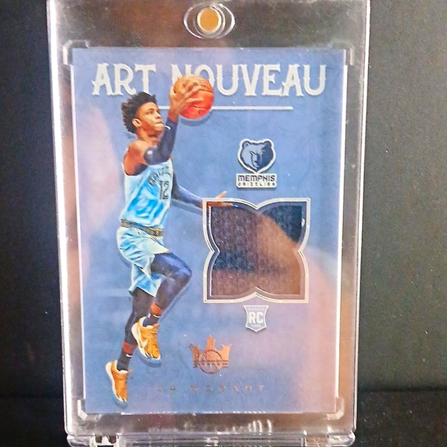 Panini 2019-20 Court Kings Art Nouveau Ja Morant #AN-JMT Patch RC /179