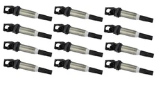 Set of 12 Ignition Coil with Spark Plug Connector (OEM) DELPHI GN10571 for BMW