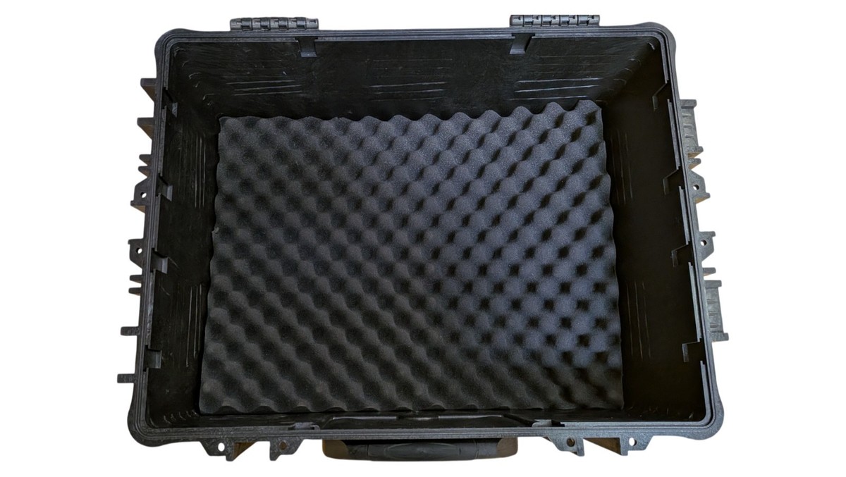 Weatherproof Hard Case with Wheels and Customizable Foam, 26