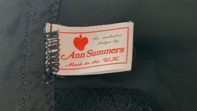 Ann Summers Basque Corset With Suspender Clip Black Lace Size 34B Unworn