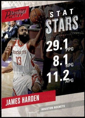 2017-18 Panini Prestige #5 James Harden Stat Stars E1