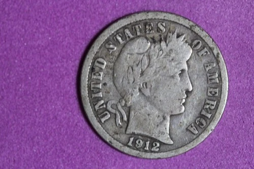 ESTATE FIND 1912 - D BARBER DIME!!  #N08061