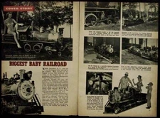 Lancaster & Chester Railroad 1952 Gypsy Rose Lee Springs Cotton Mills pictorial