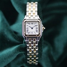 Cartier Panthere White Two-Tone 18k Yellow Gold Steel MINT COMPLETE SET W2PN0018 22