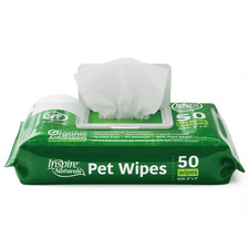 Pet Wipes for Dogs and Cats, Deodorizing Dog Wipes for Paws and Butt 50 Count 