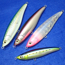 MARIA JAPAN Topwater LOADED 3+1 #2 Diving Pencil Yellowtail Tuna GT JDM Lure