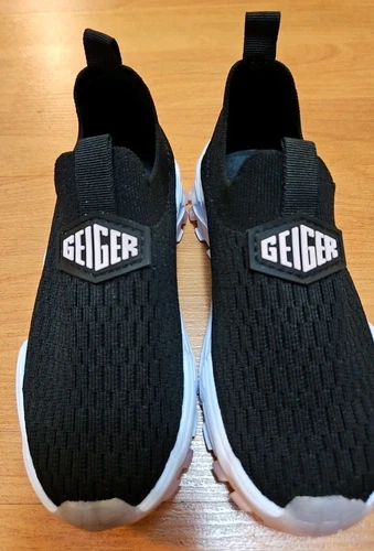 ADIDAS Sneakers Kurt Geiger London da bambina Mini Lettie in maglia nera taglia 11M