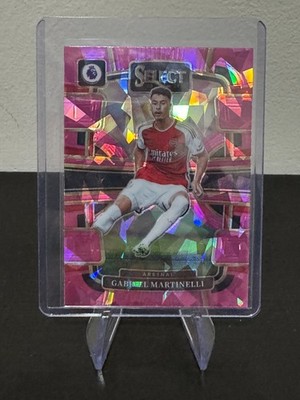 2023-24 Panini Select Premier League - Gabriel Martinelli #223 Pink Ice Prizm