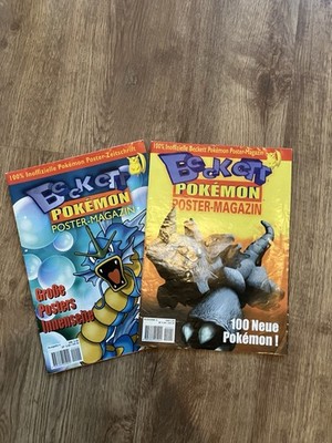 Pokémon Poster Magazine 1999 Beckett Promo Original Vintage Rare