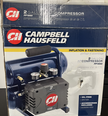 #ad #ad Campbell Hausfeld Air Compressor 2 gallon FP199500 120V 60HZ 2 A 3 Wire NEW $89.99