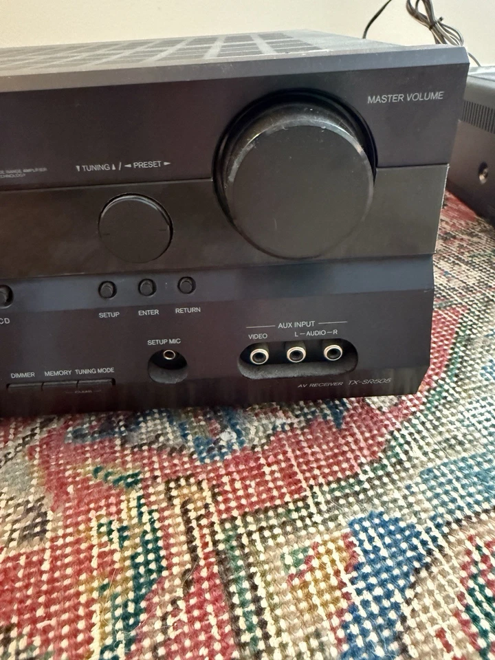 Onkyo TX SR505 7.1 Channel 160 Watt AV Home Theater HDMI Receiver Remote Bundle - Image 3 of 4