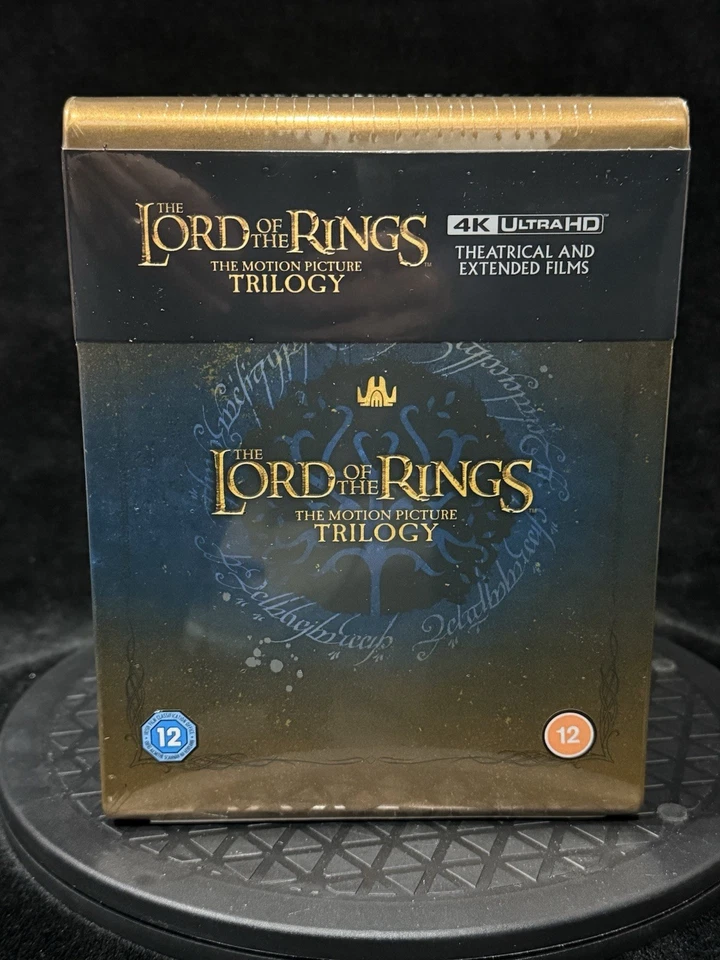 The Lord of the Rings 4K UHD Trilogy Complete Steelbook Collection *NEW/SEALED* - Image 4 of 4