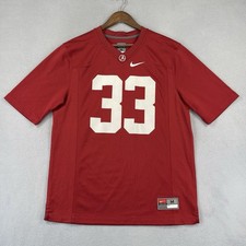 Alabama Crimson Tide Jersey Mens Medium Red College Football NCAA 33 Nike Team