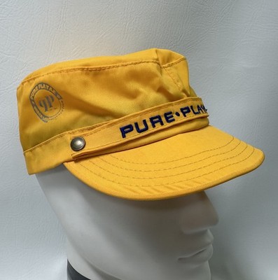 Vintage Y2K Pure Playaz Cadet Hat Military Cap Hip Hop Streetwear
