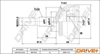 Dr!Ve+ Gelenksatz Antriebswelle DP2110.10.1512 M22X1,5 FüR Volvo S40 1 644 V40