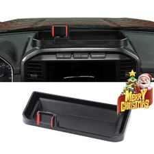 Center Console Dash Tray Phone Holder Mount Storage Box for Ford F150 2021-2022+