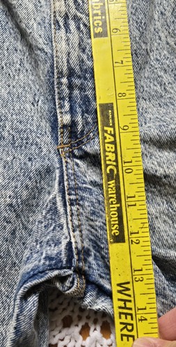 Jeans COTLER Vintage Para Hombre 34 XL (32x28 3/4) Lavado Ácido Azul Garra Cremallera EE. UU. Años 80 - Imagen 16 de 24
