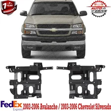 Left and Right Side Headlight Bracket Set For 2003-2006 Chevrolet Silverado 1500