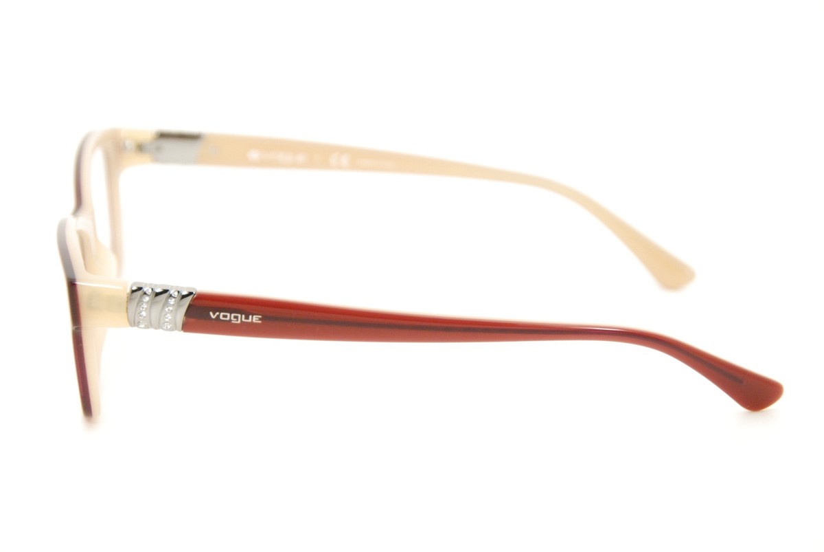 New Authentic Vogue VO 2765-B 1984 Burgundy Beige 53mm 