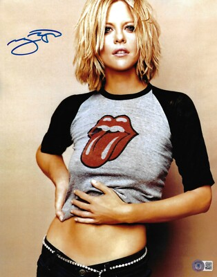 #ad #ad Meg Ryan Signed 11x14 Photo Sexy Rolling Stone Shirt BAS Beckett Witnessed $148.89