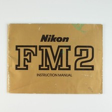 Nikon FM2 - 35mm Film Camera Manual - Original Instruction Booklet