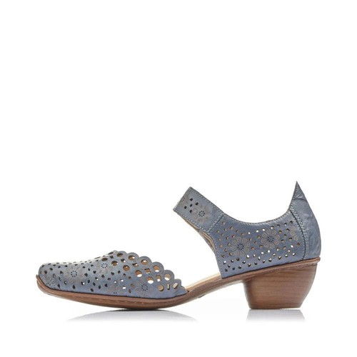 Rieker Mirjam 43753-12 Low Pumps Damen - Blau Neu mit Karton - Bild 3 von 7