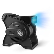 Ventilador utilitario Lasko 12” para sitio de trabajo o uso doméstico, 289 CFM, pivotante de alta velocidad