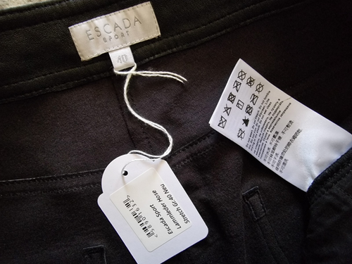 Escada Sport Sexy Leder Slim Hose Echtes Lammleder Stretch Leder Gr. 40 Neu - Picture 13 of 21