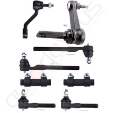 Fits 00-02 Dodge Ram 2500/3500 8 SEt Front Inner Outer Tie Rods Pitman Idler Arm