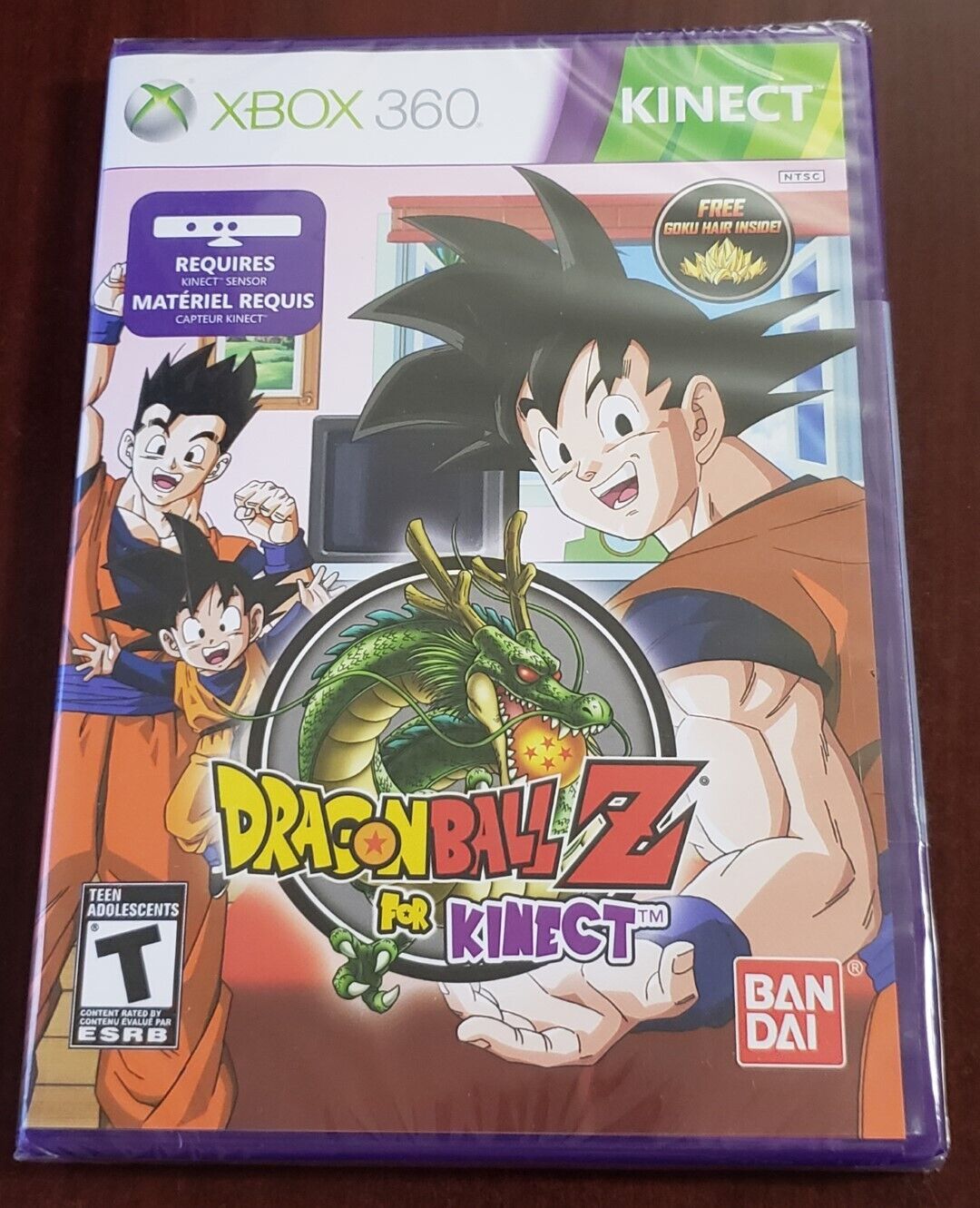 Sensor Kinect Usado Para Xbox 360 Com Jogo Dragon Ball Z for Kinect