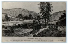 c1920's James W. Marshall Sutter's Mill Gold Mine Coloma CA RPPC Photo Postcard