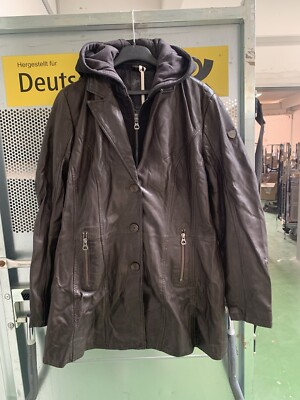 Cooler edler Longblazer im 2-in-1-Look von GIPSY by MAURITIUS , Gr. 42 , braun
