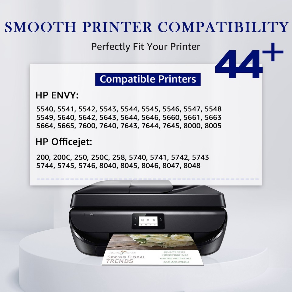 62 XL Black Ink Cartridge for HP 62XL Envy 5660 7640 5644 OfficeJet