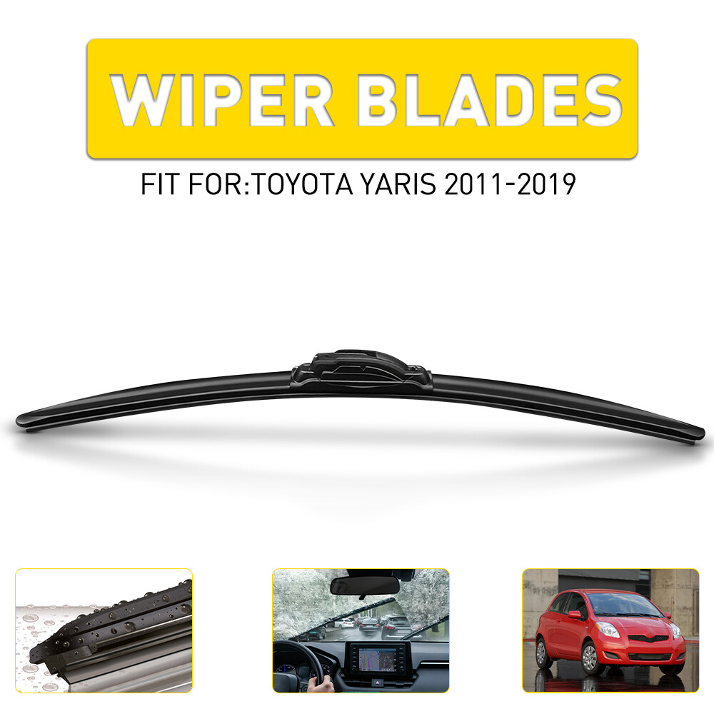 28" / 700mm Front Wiper Blade Black fit for 2011-2019 Toyota Yaris 1.0 ...