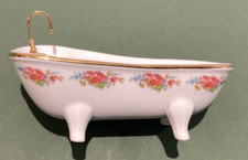 Reutter Miniatures skala 1:12 Drezno Róża Porcelana Wanna Nowa i w pudełku 