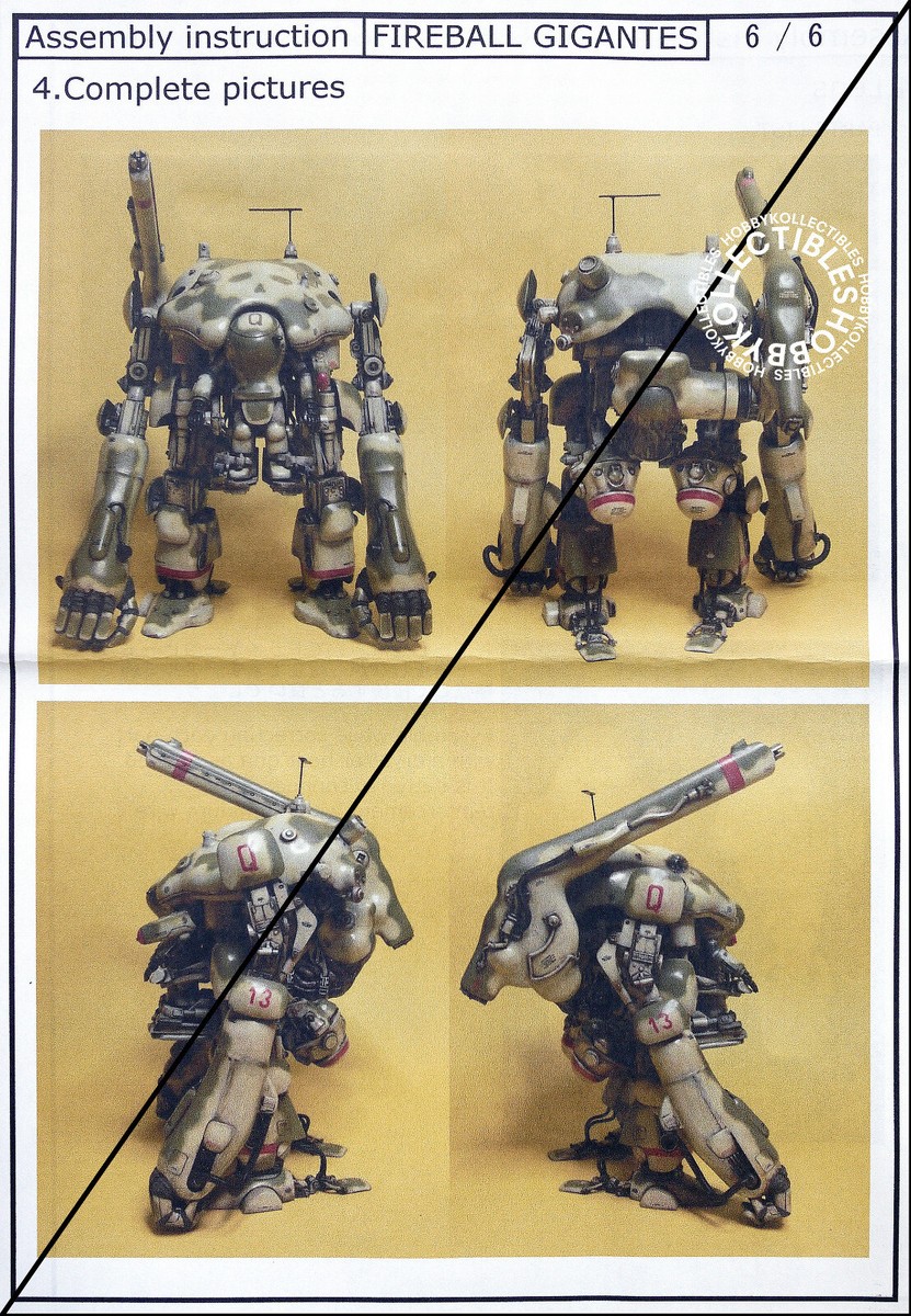 Makoto Ma.K SF3D 1/35 SAFS Fireball Gigantes Full Resin Kit