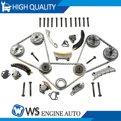 Complete Kit Timing Chain VVT CAM PHASER For 3.0 3.6 Chevrolet CADILLAC Equinox