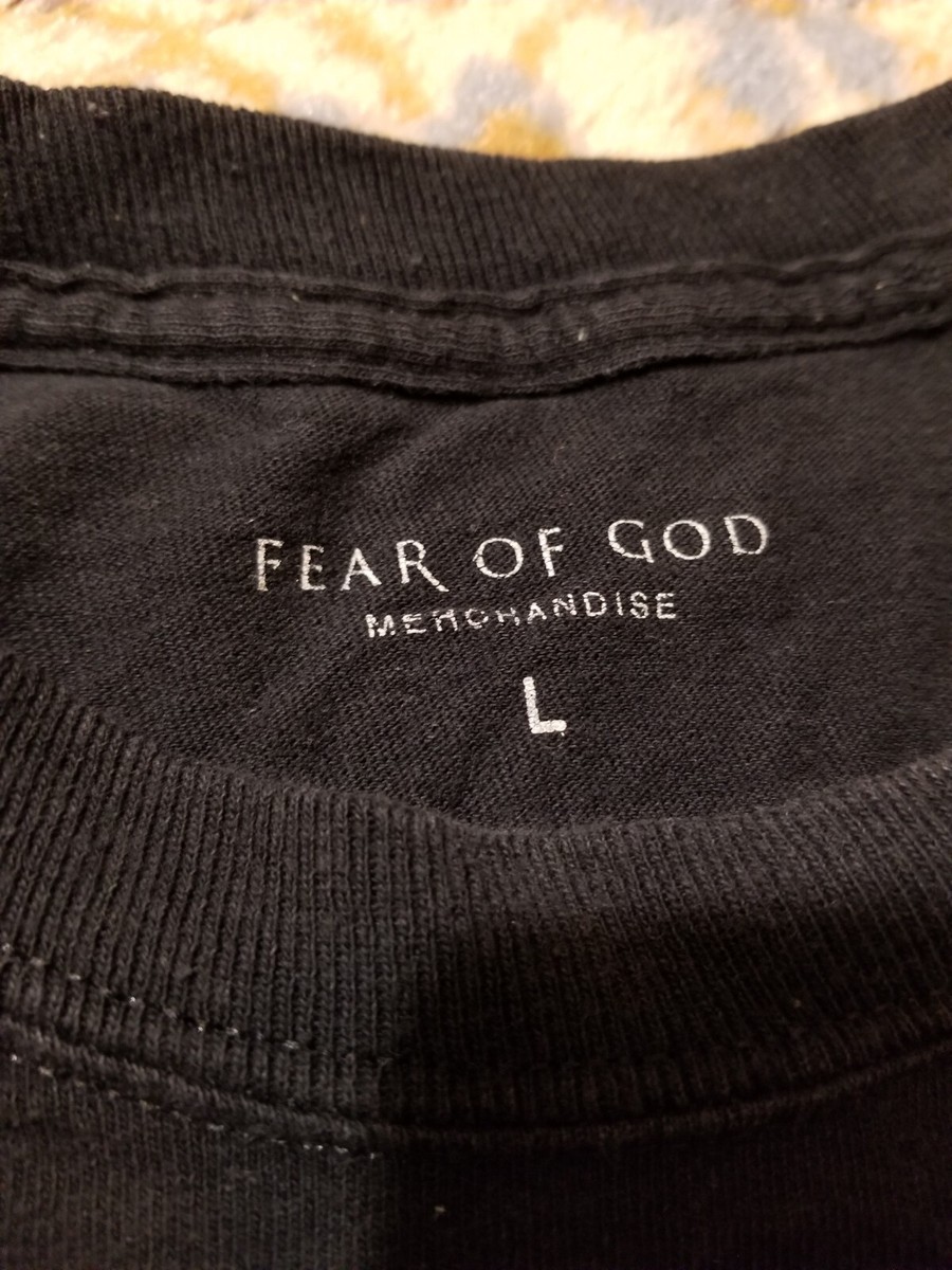 Fear Of God Men's T Shirt Jay Z The Forum Tour 4:44 Tour