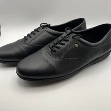 Easy Spirit Motion Black Leather Oxford Lace-Up Sz 8.5B, Pristine Condition