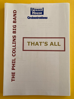 That's All, Phil Collins, arr. John Clayton jr., Big Band