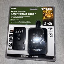  PRIME Indoor /Outdoor Residential Lighting Countdown Timer Remote Photocell NEW