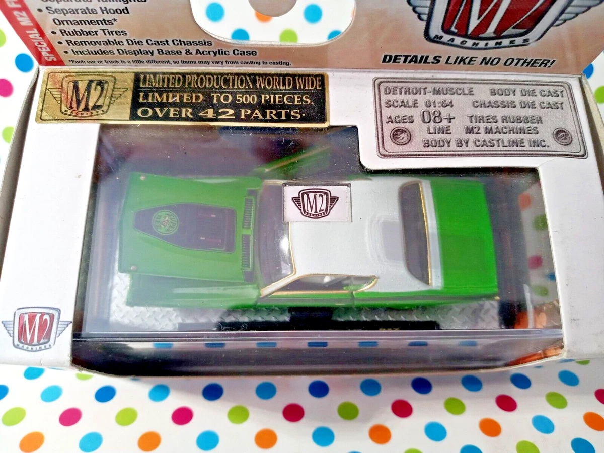 M2 MACHINES DETROIT-MUSCLE R27 CHASE 1971 DODGE CHARGER SUPER BEE 440 NEW
