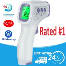 NEW Medical Infrared Non-Contact Digital Forehead Body IR Thermometer Baby Adult