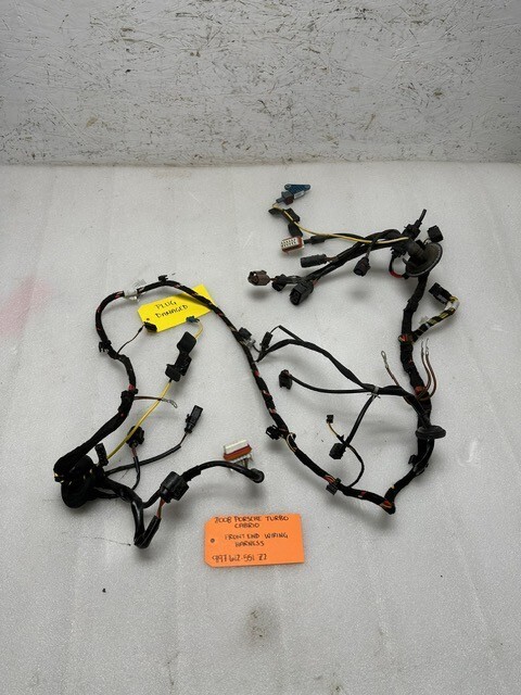 08 PORSCHE 997TT 997 TURBO FRONT END WIRING HARNESS LOOM