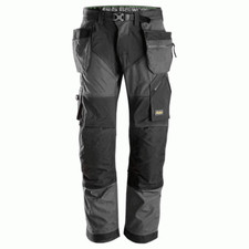 Snickers 6902 FlexiWork Holster Pocket Work Trousers - Steel Grey