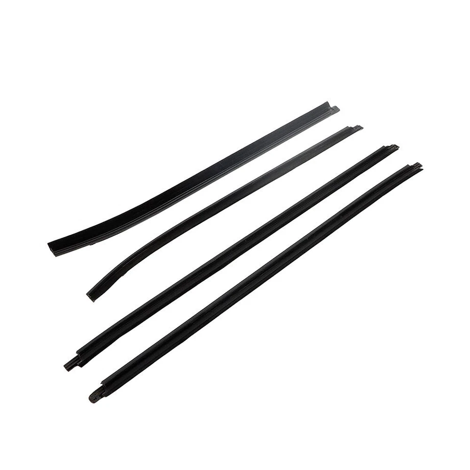 For 2005-2015 Toyota Hilux Cab Black Window Glass Seals Door Belt Weather Strip - Imagem 3 de 4