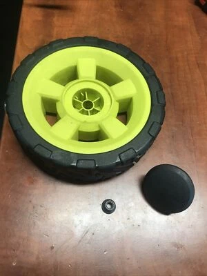 New OEM Part Rear Wheel Assy Ryobi Ry40706 40 Volt Cordless Brushless 9” Edger - Image 1 of 4