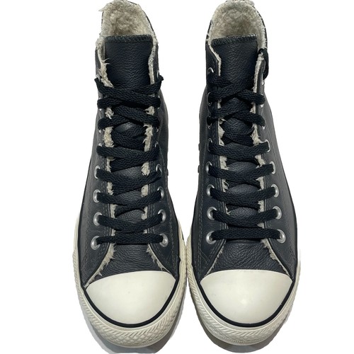 Converse Herren Größe 7 Schuhe Chuck Taylor Hoch Grau Leder Damen 9 Turnschuhe - Bild 7 von 15