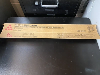 Genuine Ricoh Savin Lanier MP C4500 C4540 LD445c 841344 Magenta Print Cartridge - Image 1 of 3