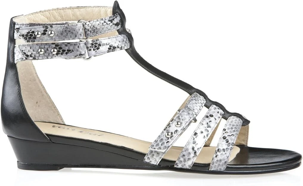 VANS Sandali Van Dal donna zeppa bassa punta piatta cinturino aperto misura 8 42 NUOVI